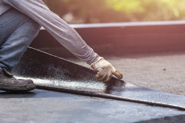 Professional Exterior Waterproofing technician working in Eden, WI